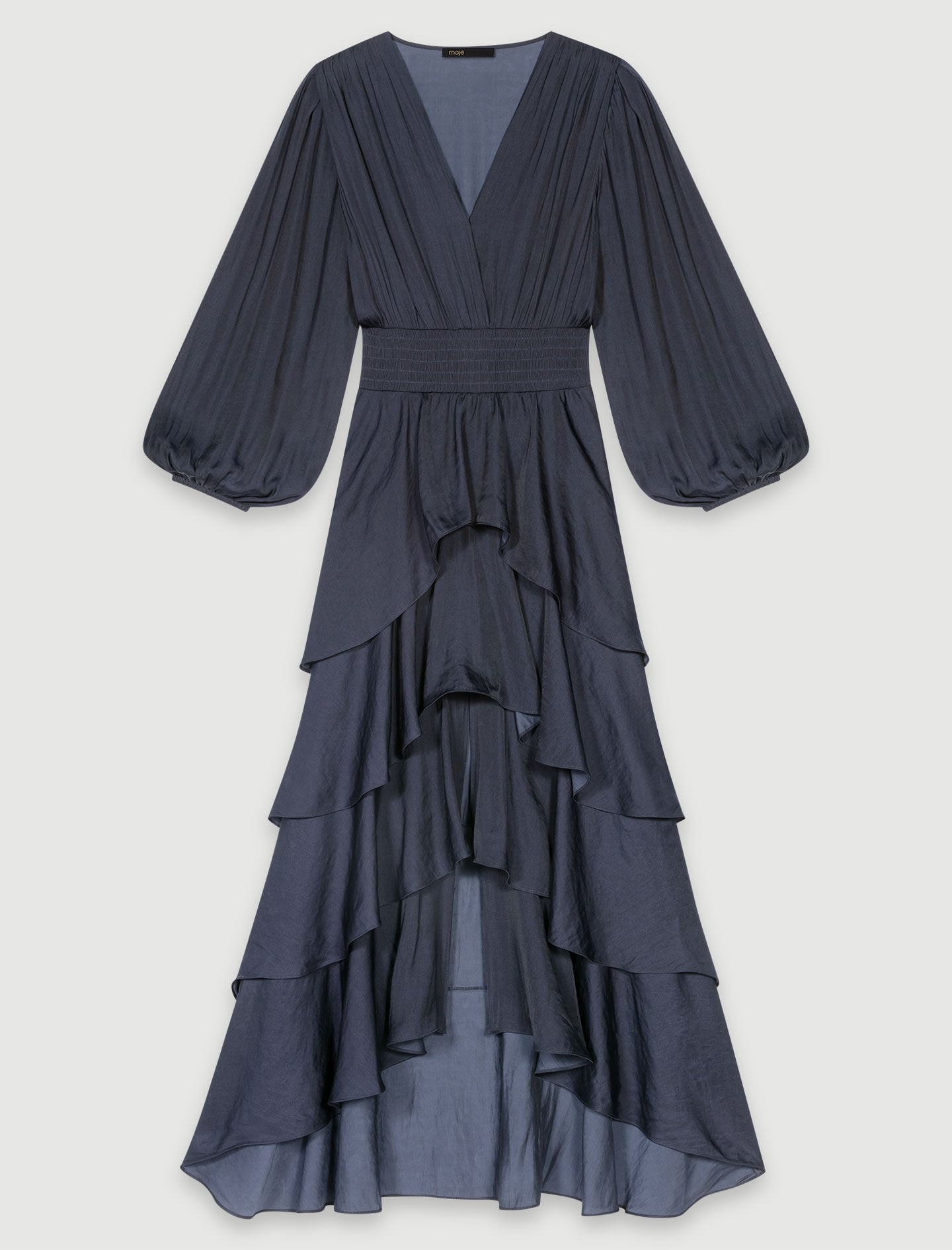 Maje Outlet / Ruffled maxi dress