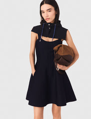 Maje New / Mini knitted babydoll dress