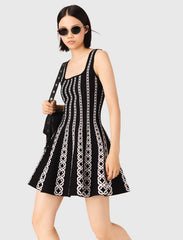 Maje Online / Mini jacquard knit dress