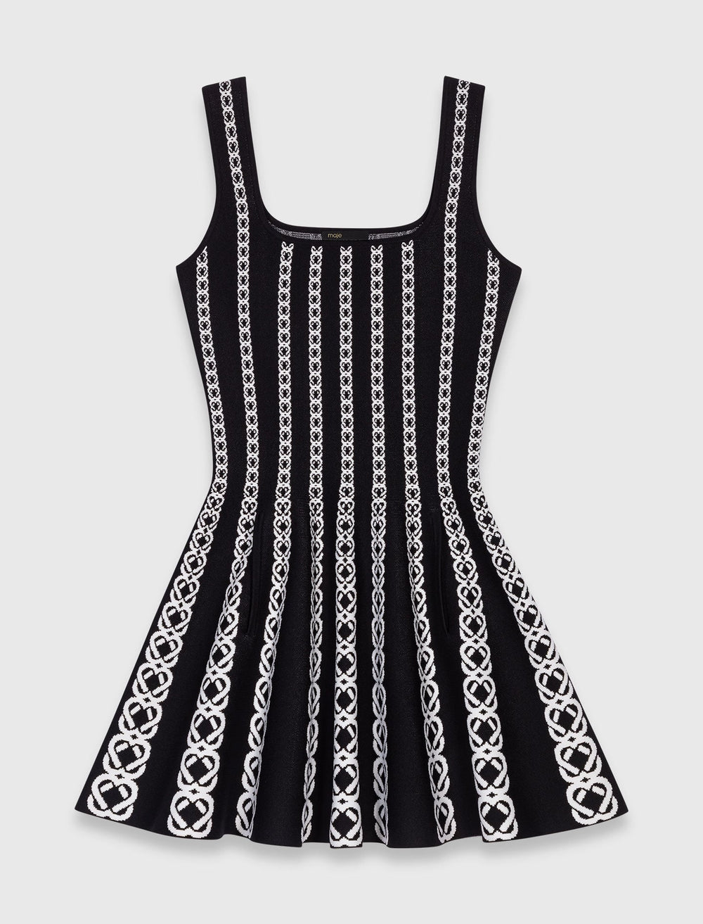 Maje Online / Mini jacquard knit dress