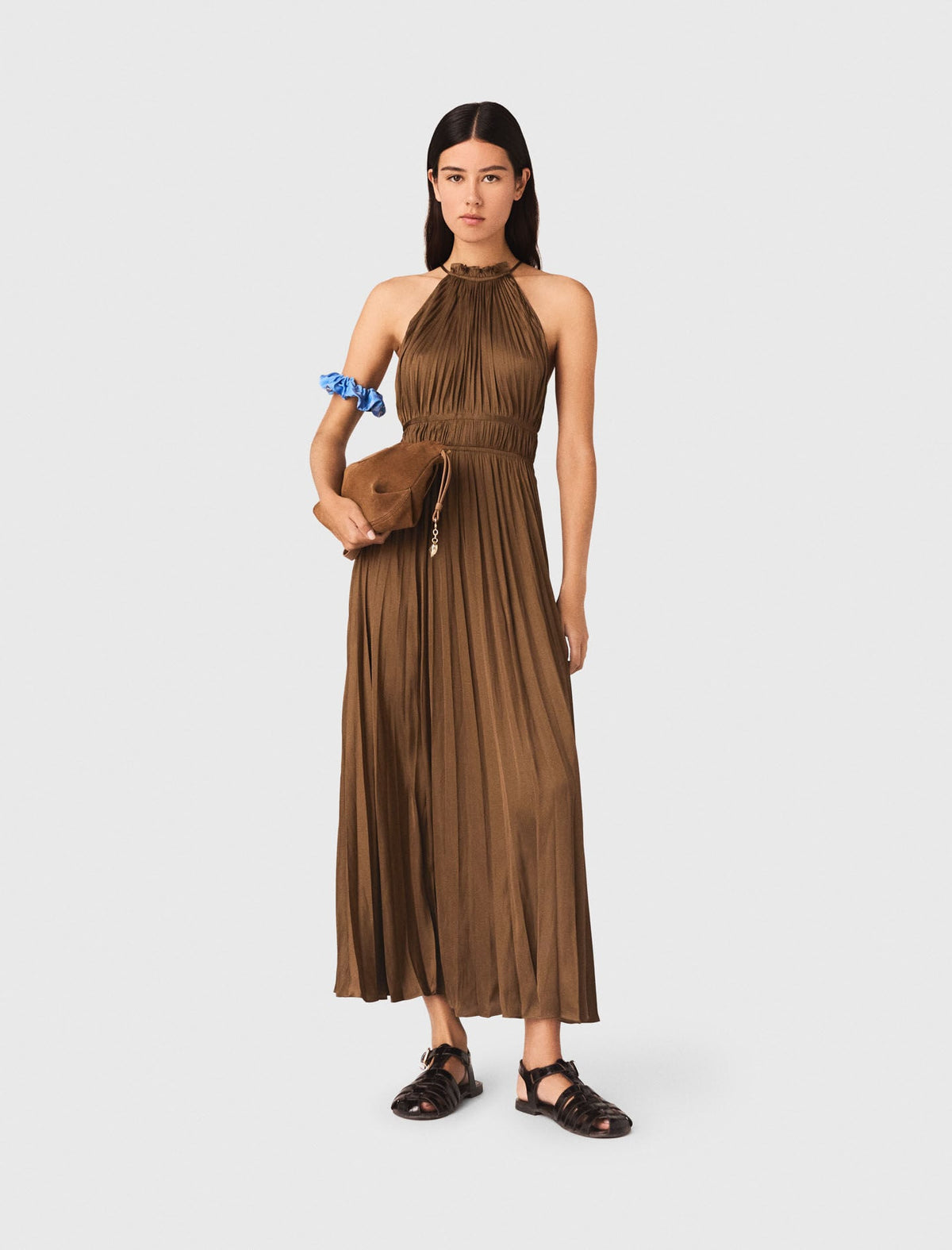Maje Shop / Pleated maxi dress
