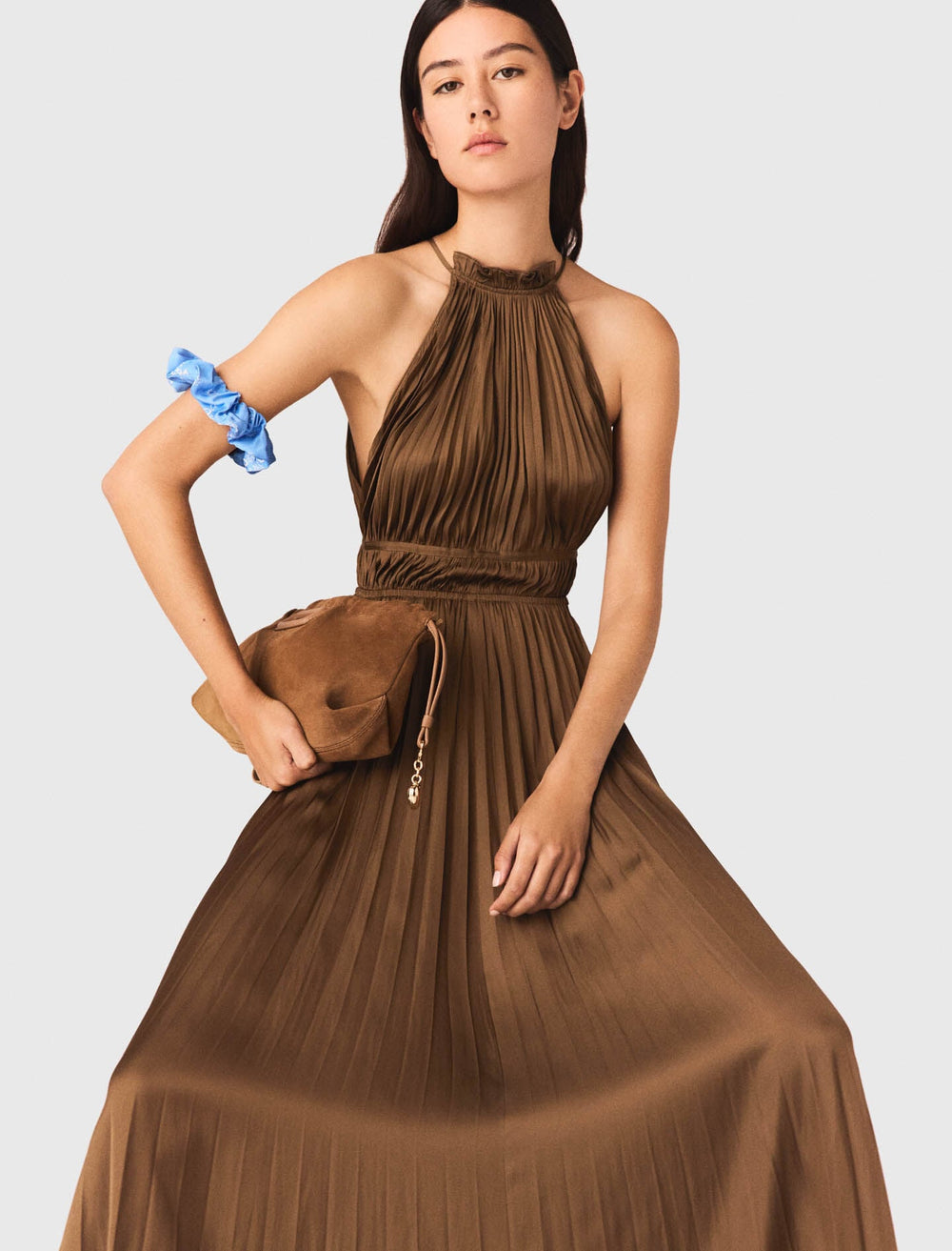 Maje Shop / Pleated maxi dress