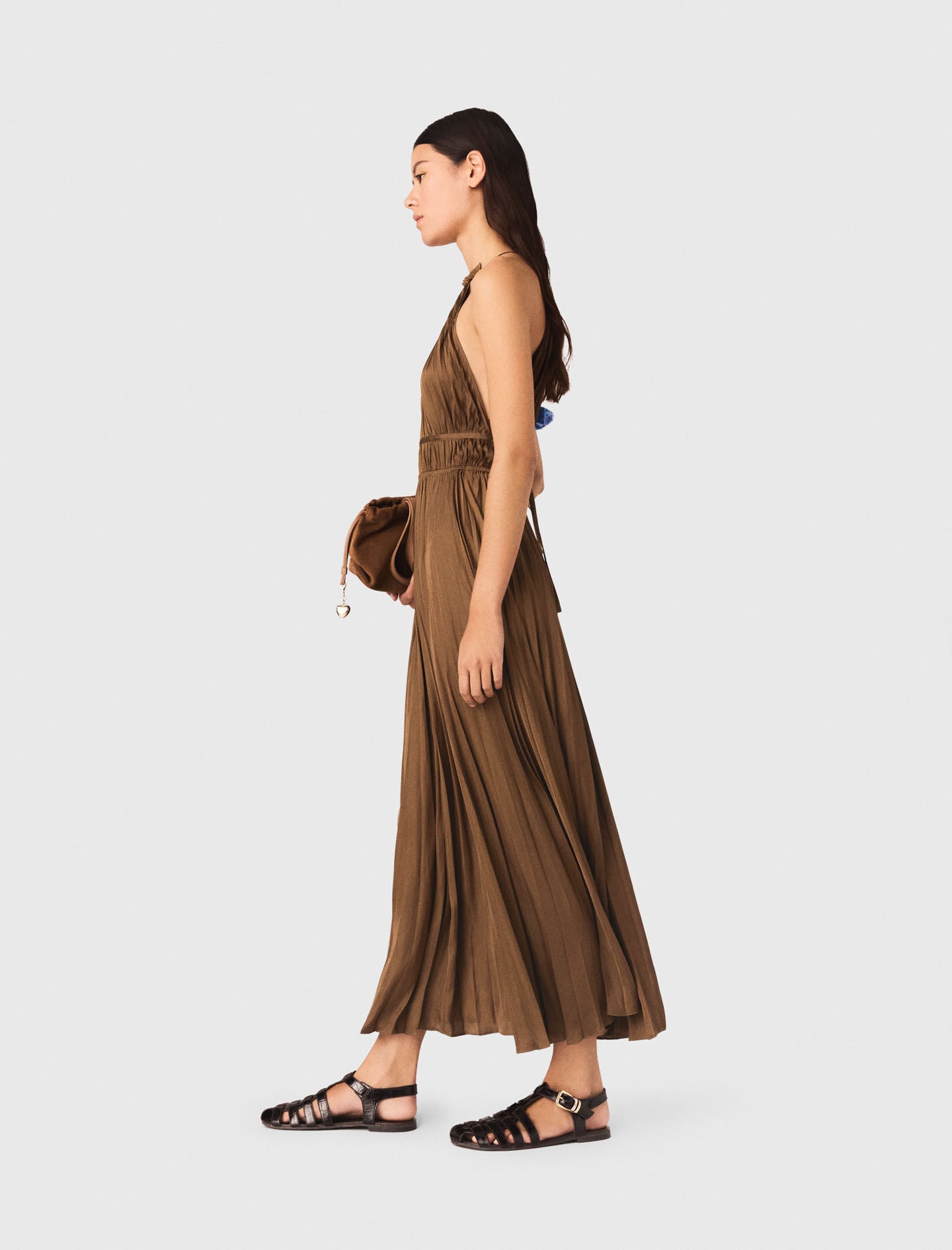 Maje Shop / Pleated maxi dress