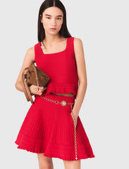 Maje Online / Ruffled knit top