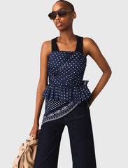 Maje Sale / Patterned bustier top