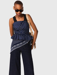 Maje Sale / Patterned bustier top
