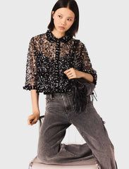Maje On Sale / Floral sequin top