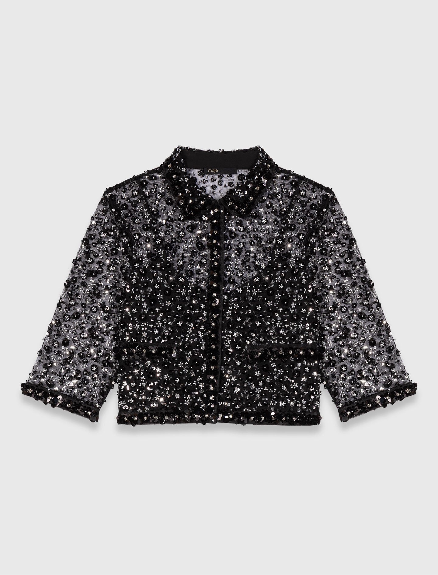 Maje On Sale / Floral sequin top