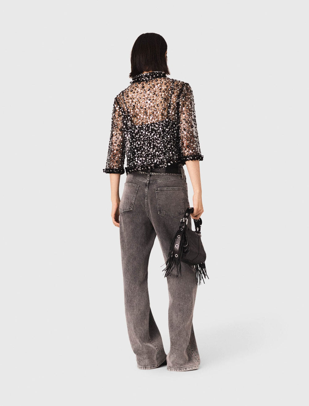 Maje On Sale / Floral sequin top
