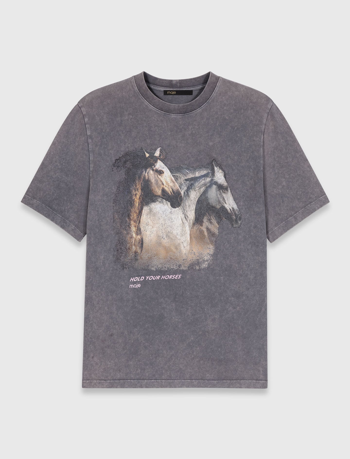 Maje New / Horse print T-shirt