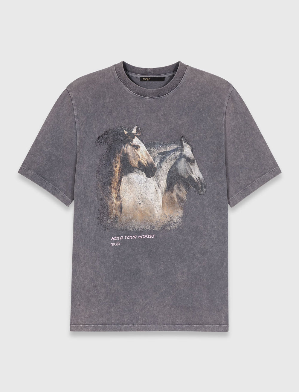 Maje New / Horse print T-shirt