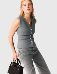 Maje Online / Jewel-button tailored vest