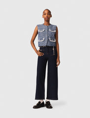 Maje Sale / Tweed vest