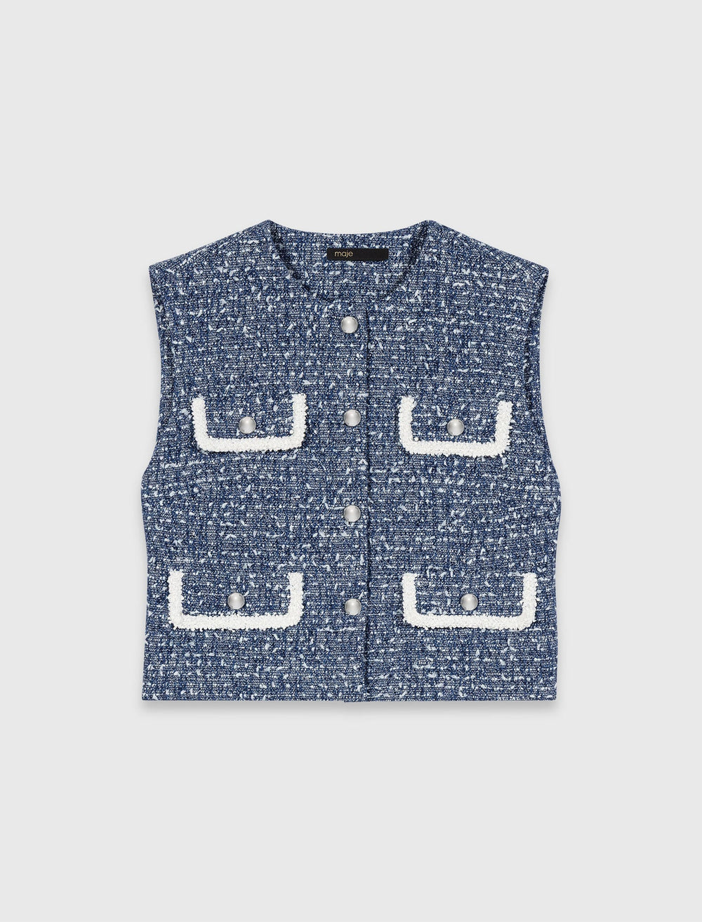 Maje Sale / Tweed vest