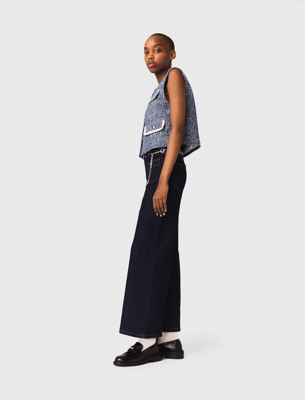 Maje Sale / Tweed vest