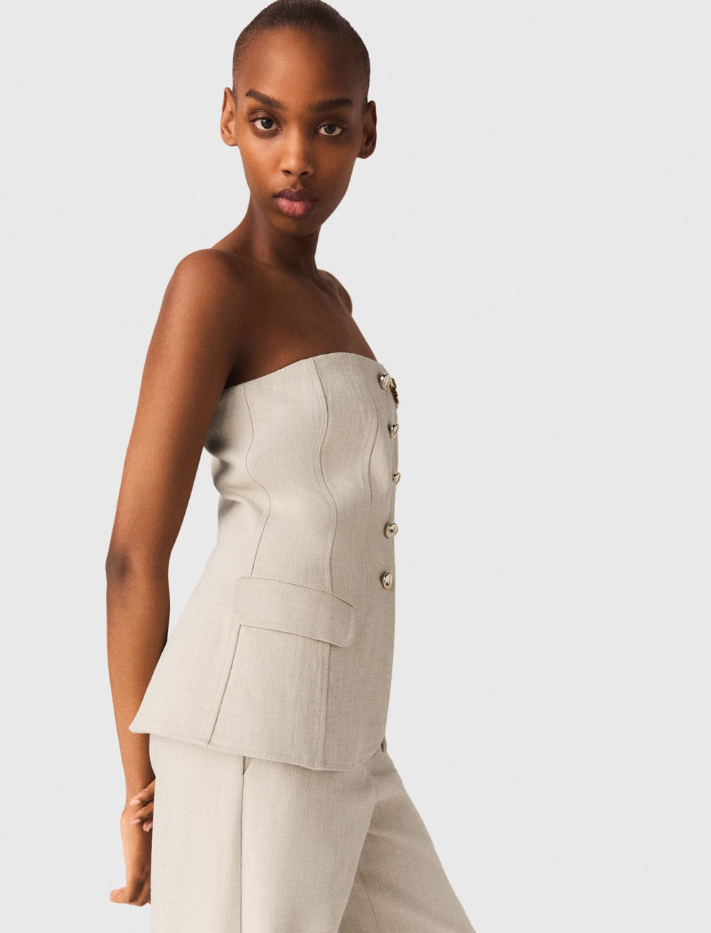 Maje On Sale / Tailored bustier top