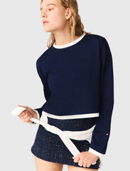 Maje Outlet / Layered-effect T-shirt