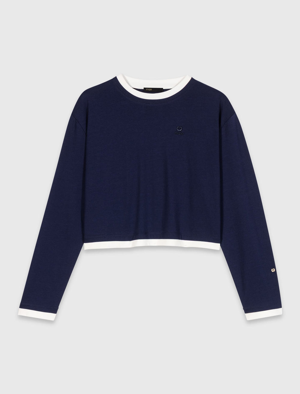 Maje Outlet / Layered-effect T-shirt