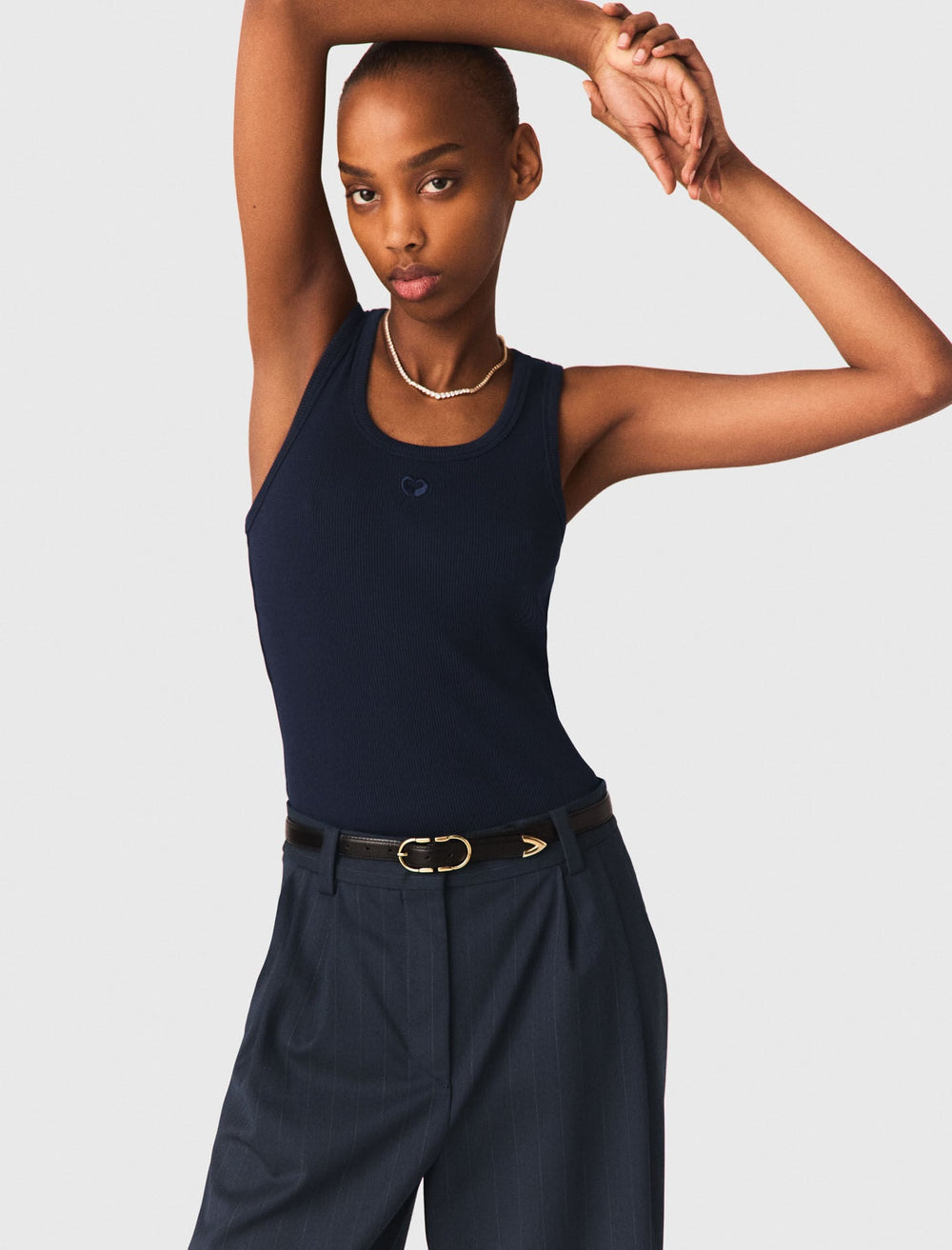 Maje New / Rib knit tank top