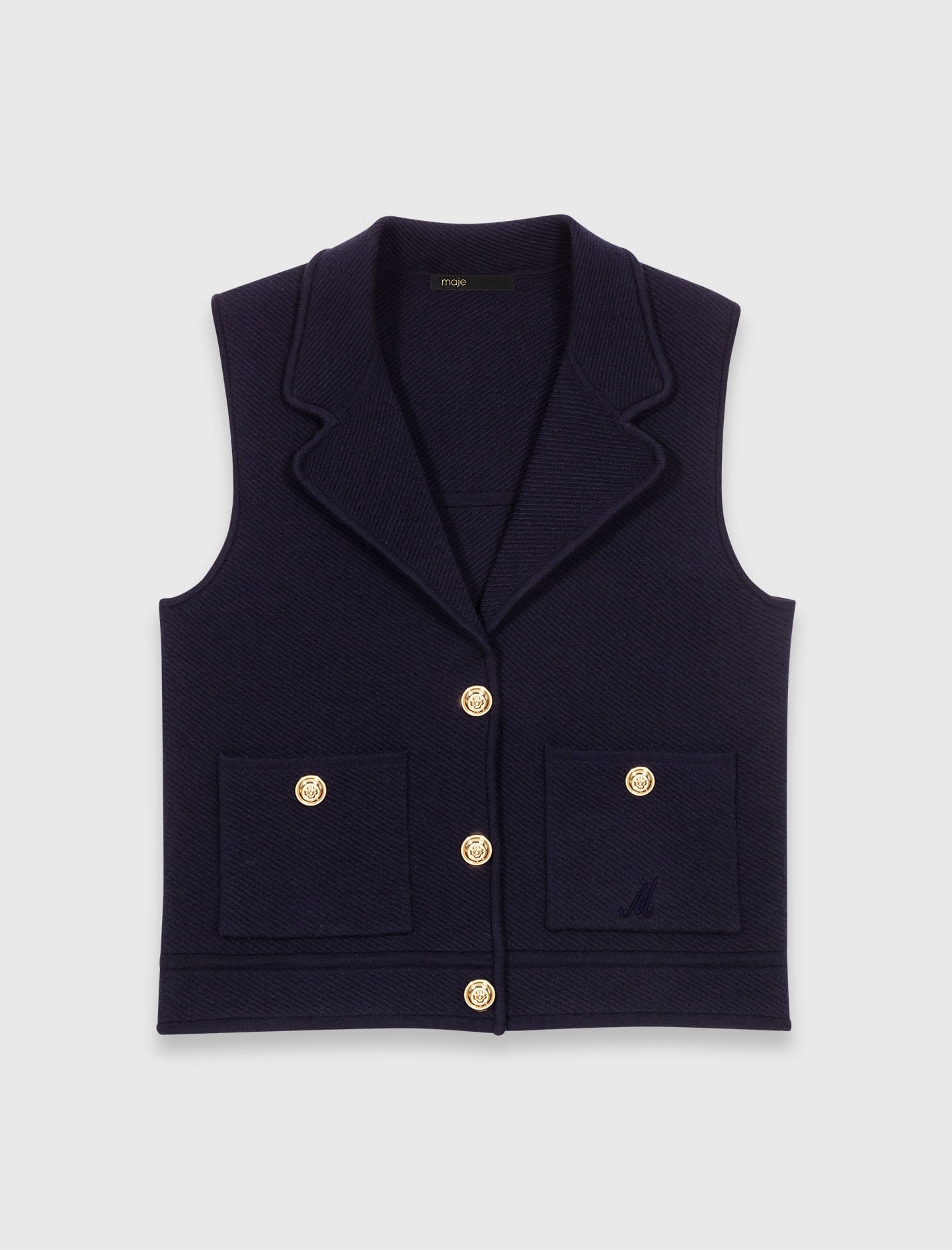 Maje Discount / Polo knit cardigan