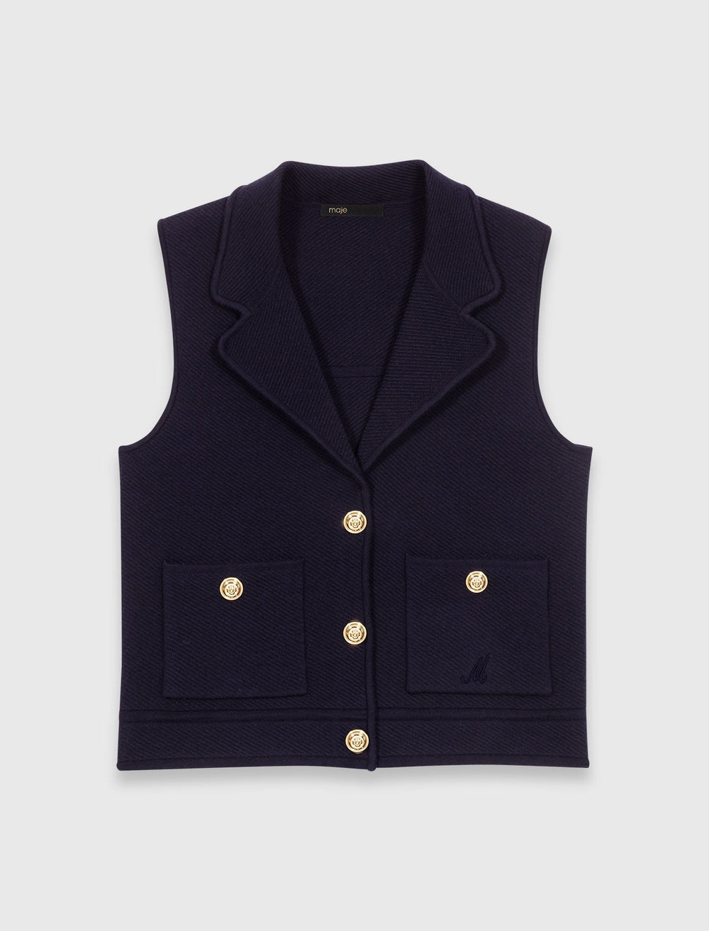 Maje Discount / Polo knit cardigan