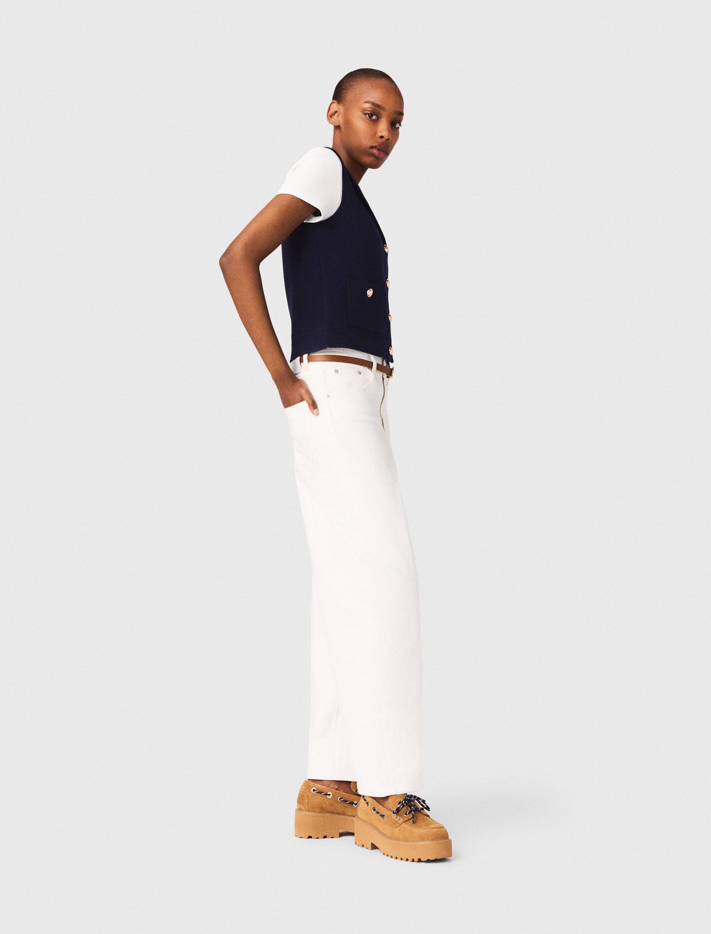 Maje Discount / Polo knit cardigan