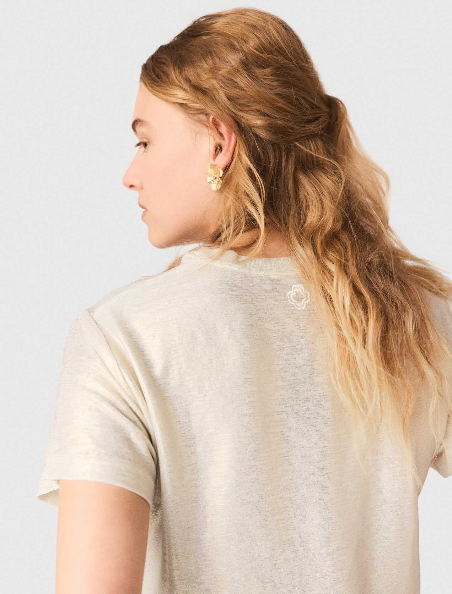 Maje Shop / Lamé T-shirt