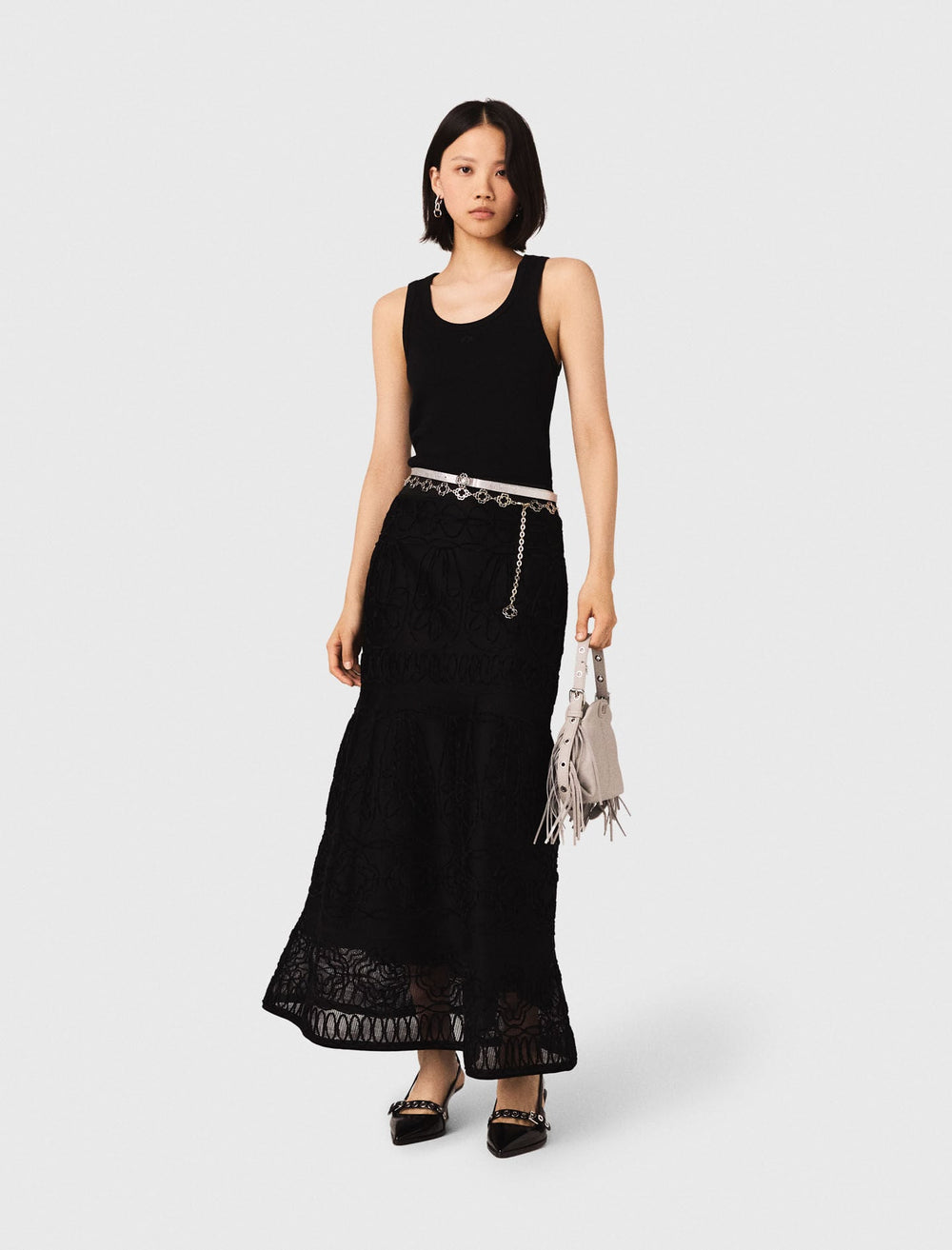 Maje Outlet / Rib knit tank top