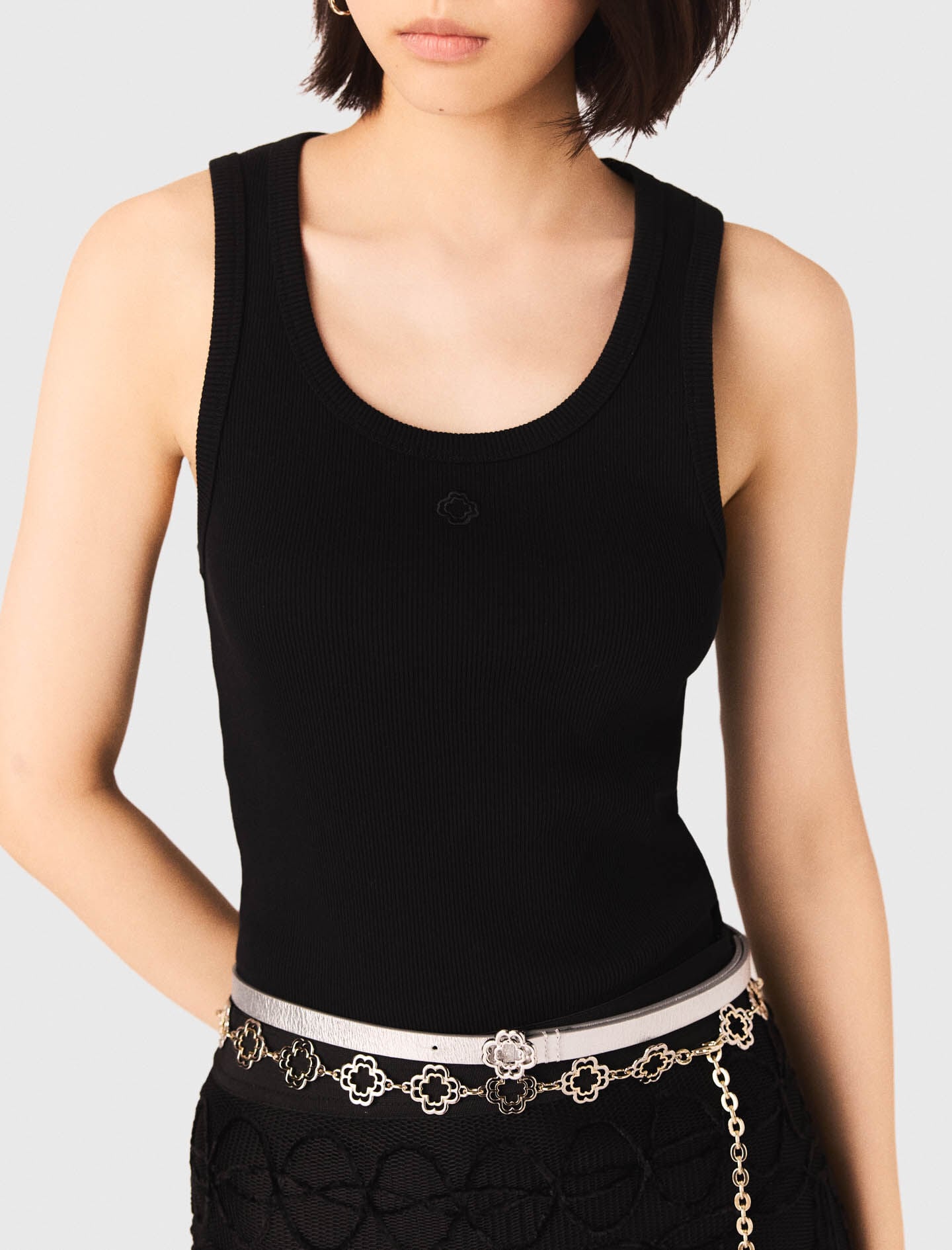 Maje Outlet / Rib knit tank top