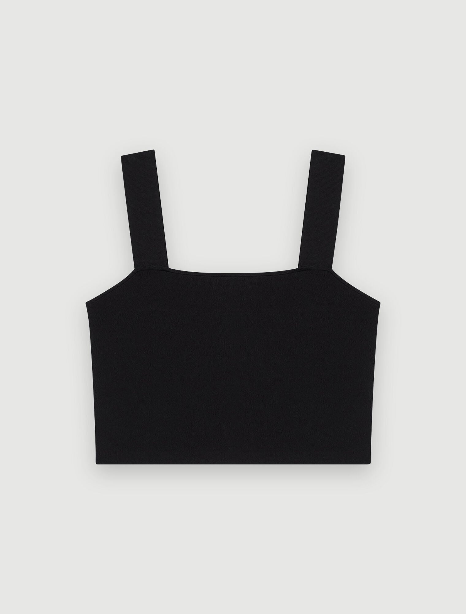 Maje New / Knitted crop top with straps
