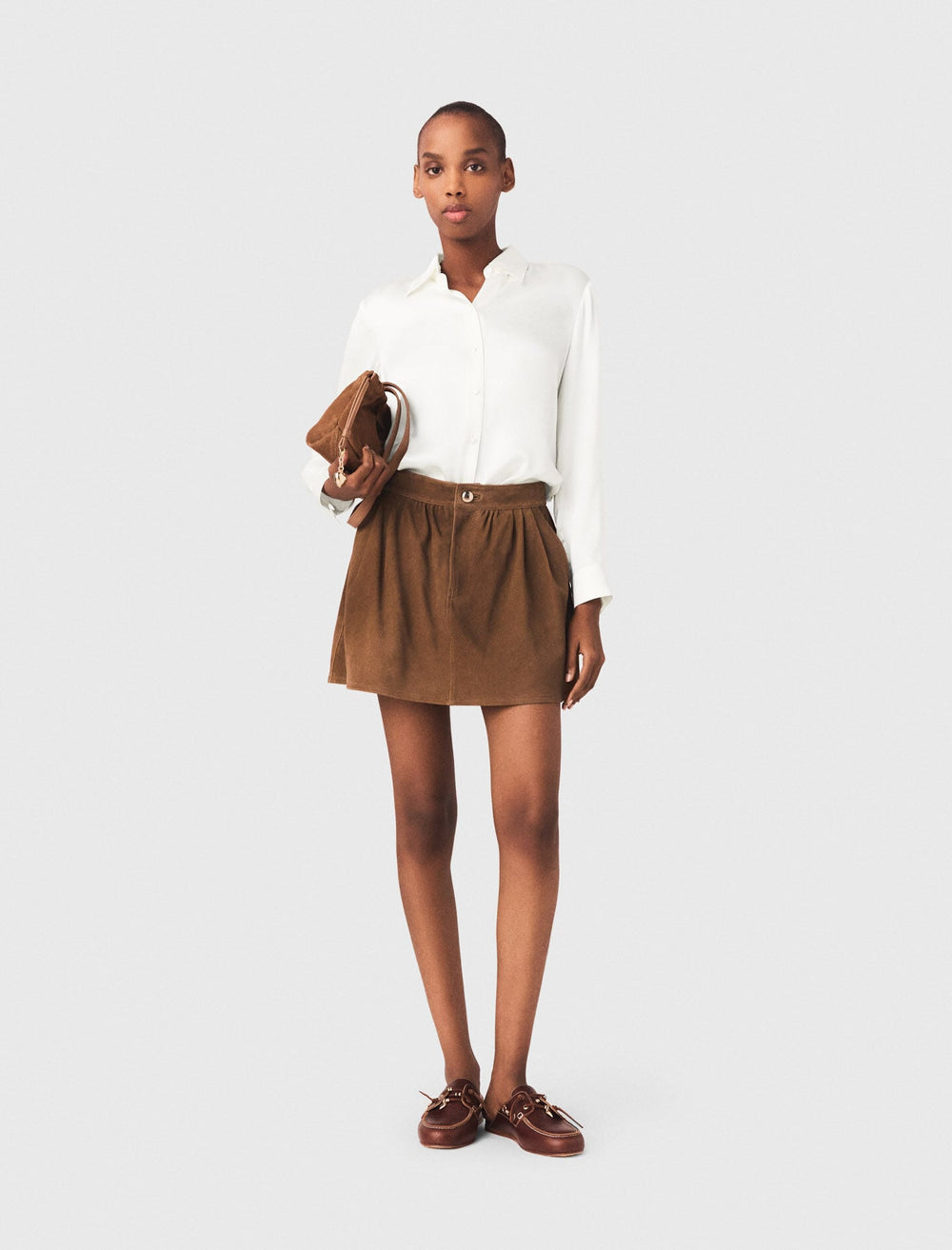 Maje Discount / White silk blouse