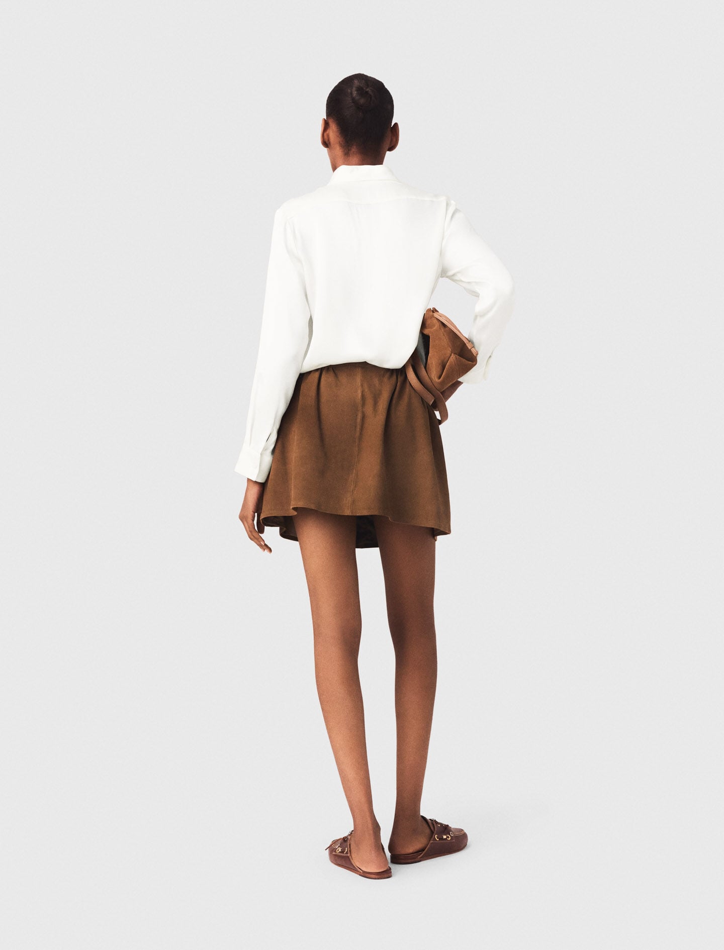 Maje Discount / White silk blouse