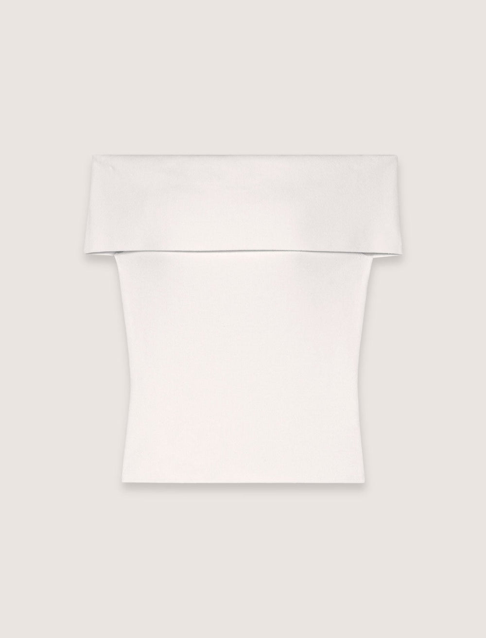 Maje On Sale / Rib knit bardot-neck top