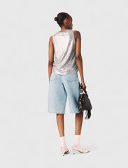 Maje New / Metallic tank top