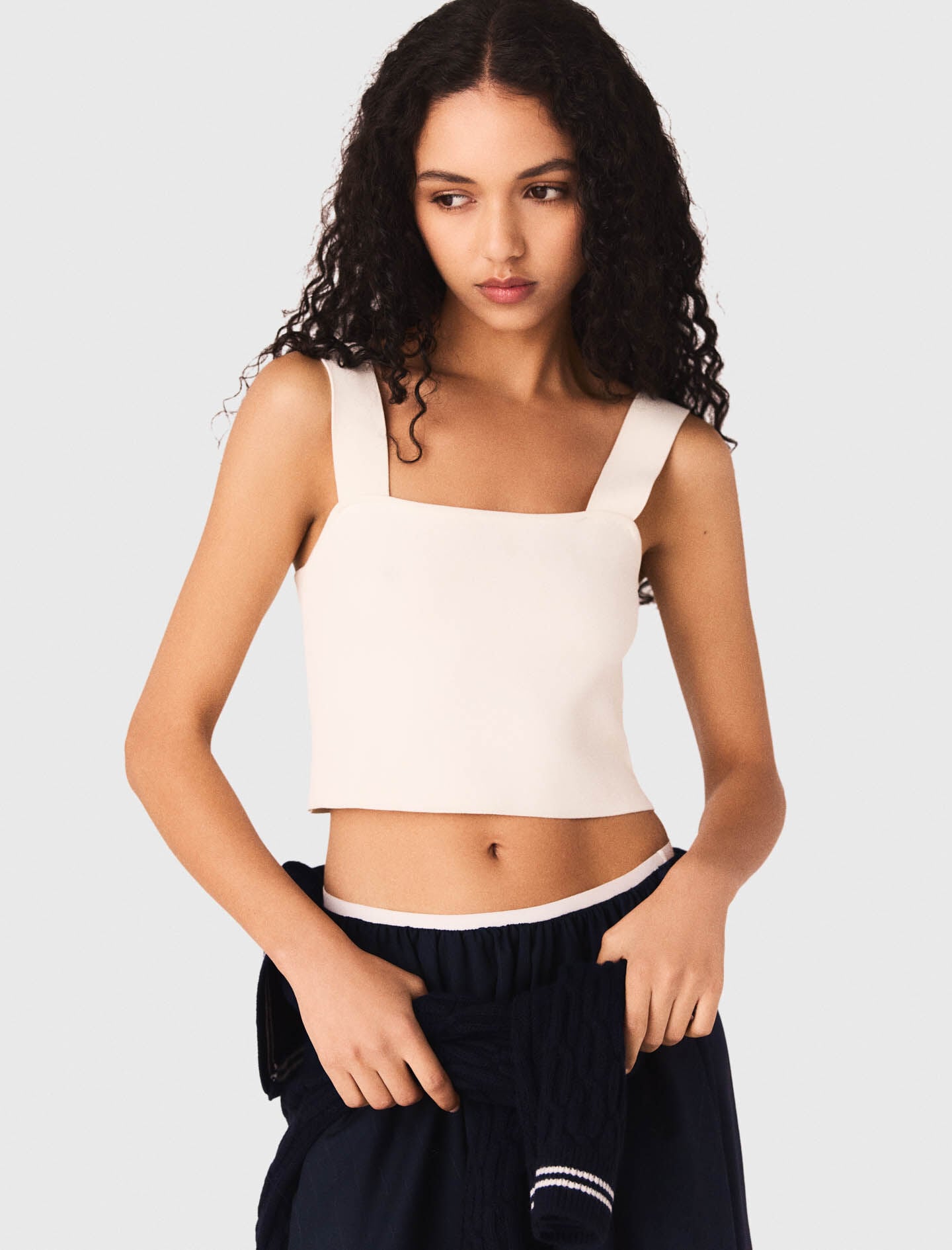 Maje Discount / Knit crop top
