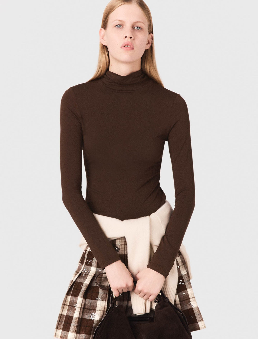 Maje Online / Roll neck T-shirt
