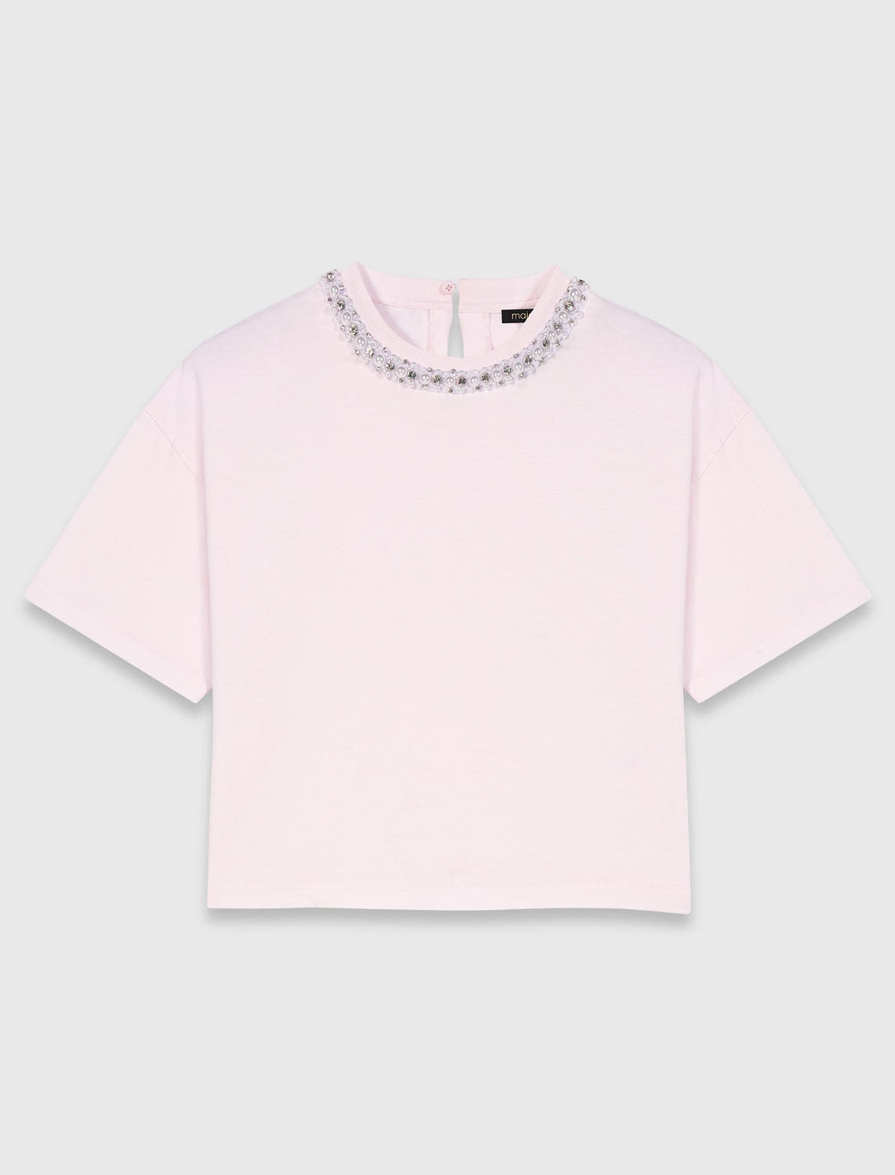 Maje On Sale / Jewellery neck T-shirt