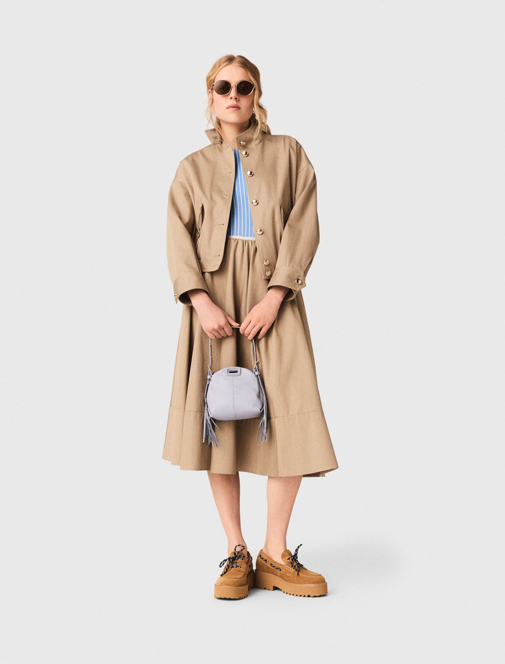 Maje New / Cotton bomber jacket