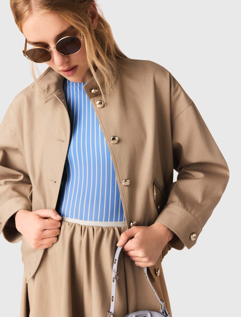 Maje New / Cotton bomber jacket