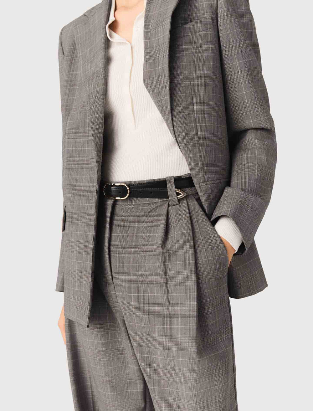 Maje On Sale / Checked suit jacket