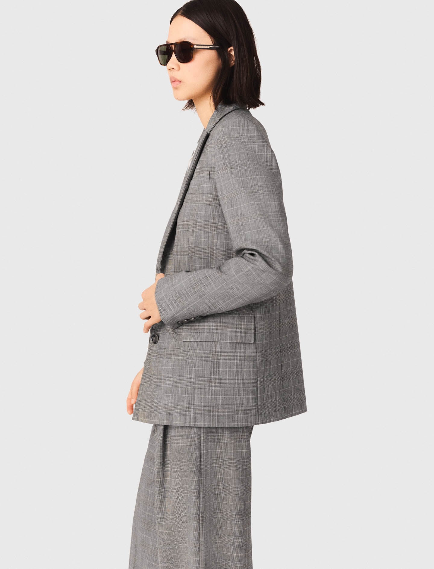 Maje On Sale / Checked suit jacket