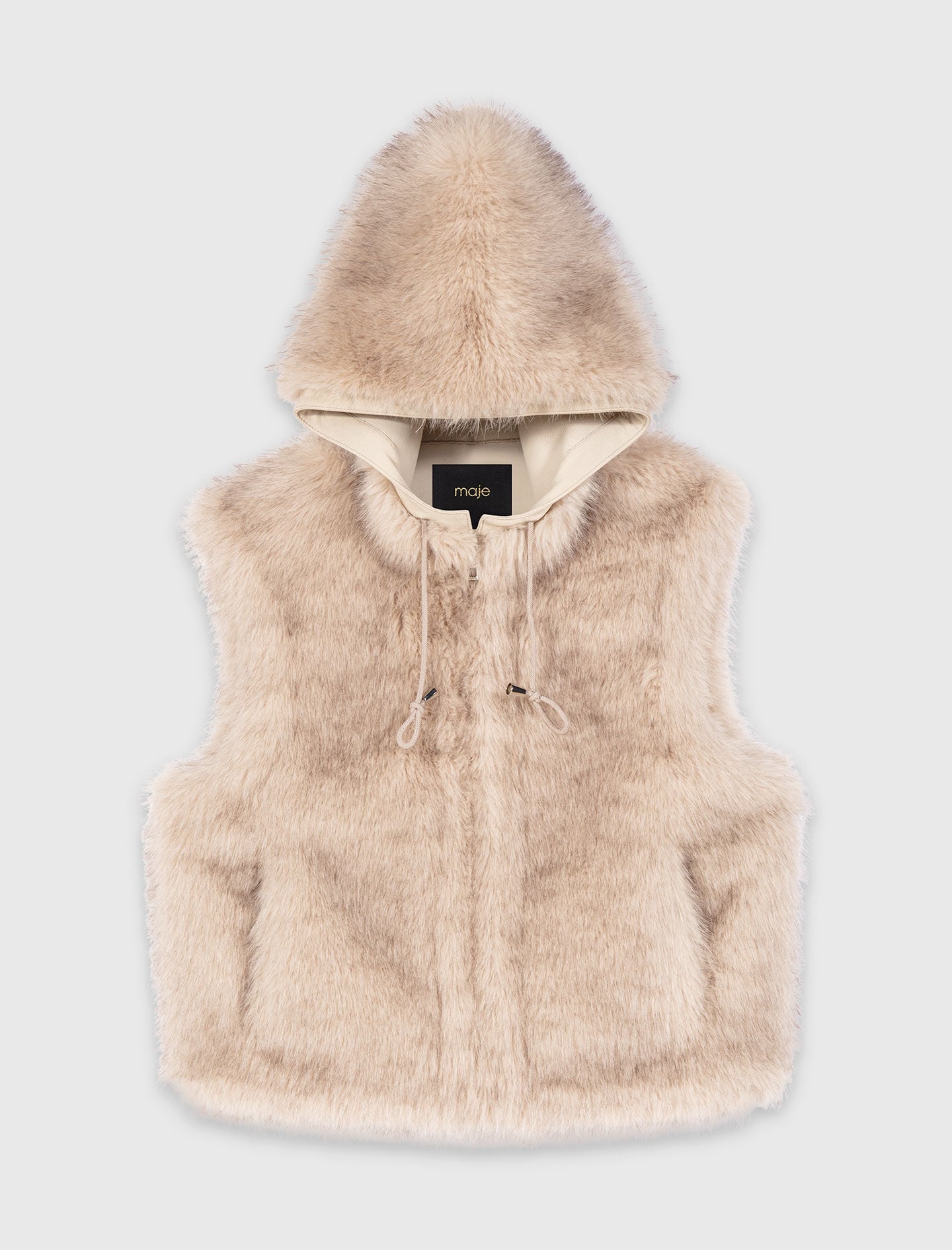 Maje Outlet / Short faux fur jacket