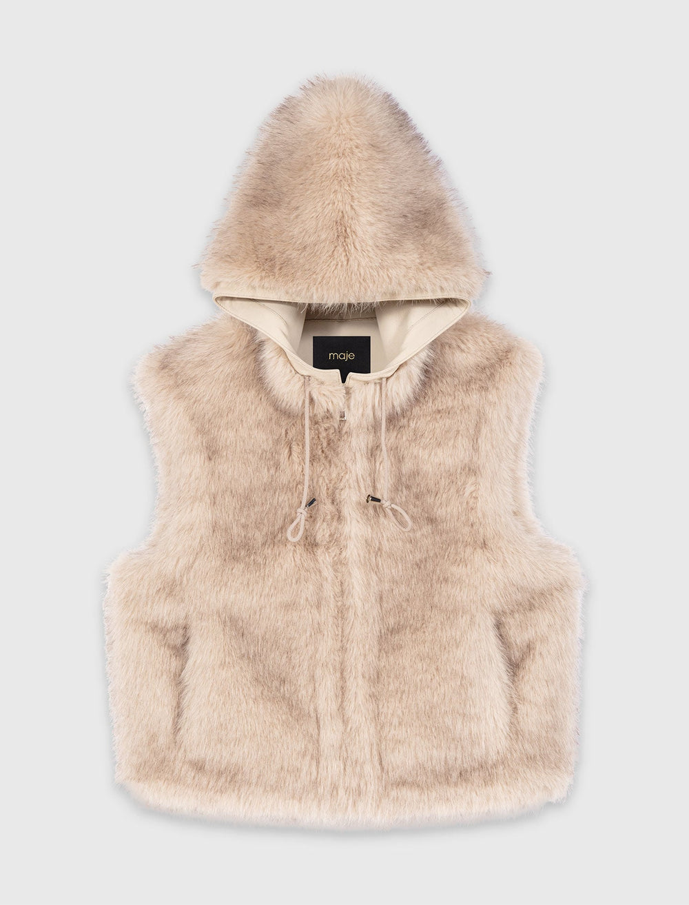 Maje Outlet / Short faux fur jacket