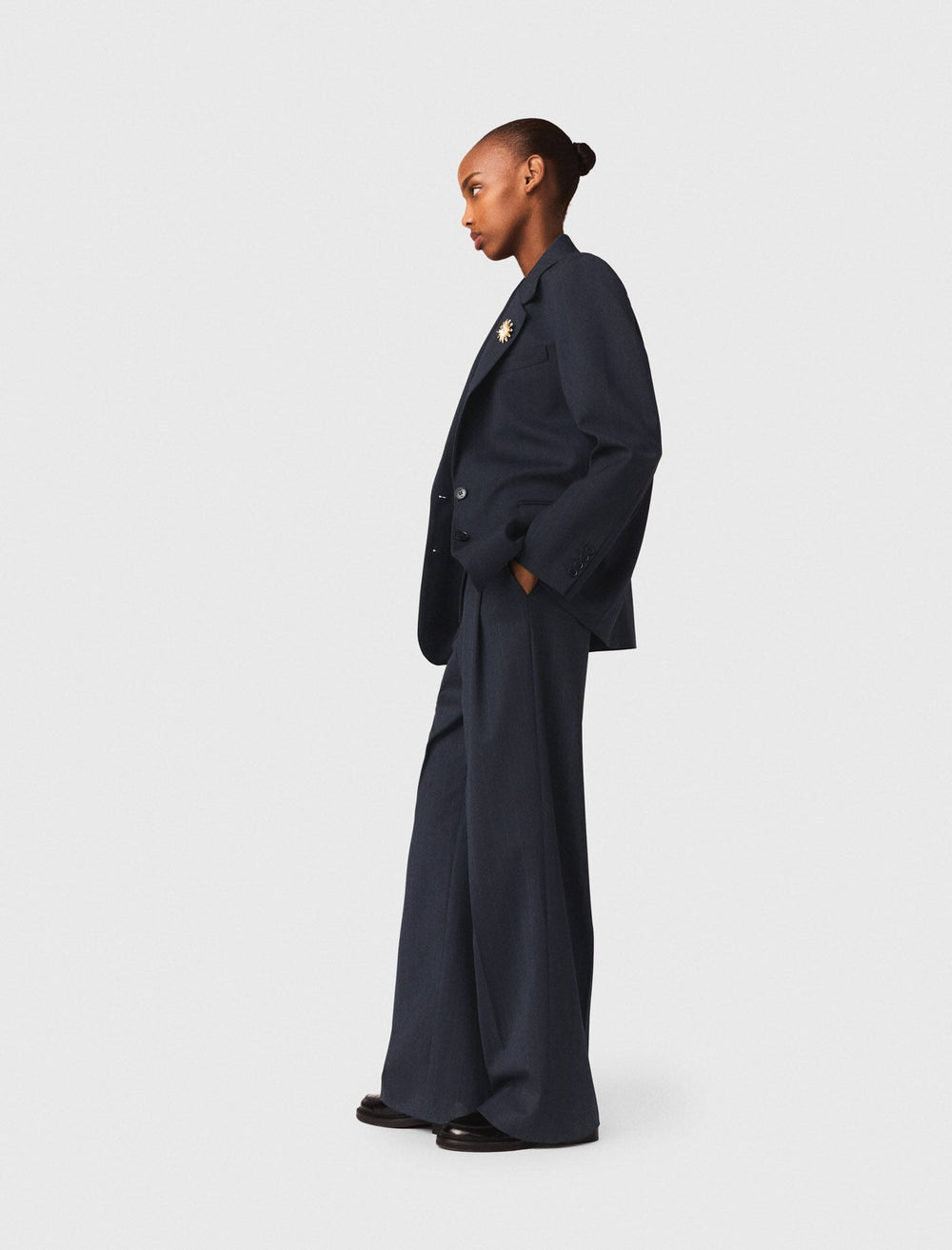 Maje Sale / Pinstripe suit jacket