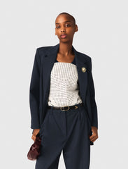 Maje Sale / Pinstripe suit jacket