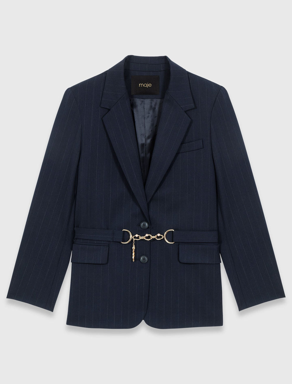 Maje Sale / Pinstripe suit jacket
