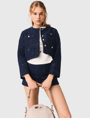 Maje On Sale / Embellished Cropped blazer