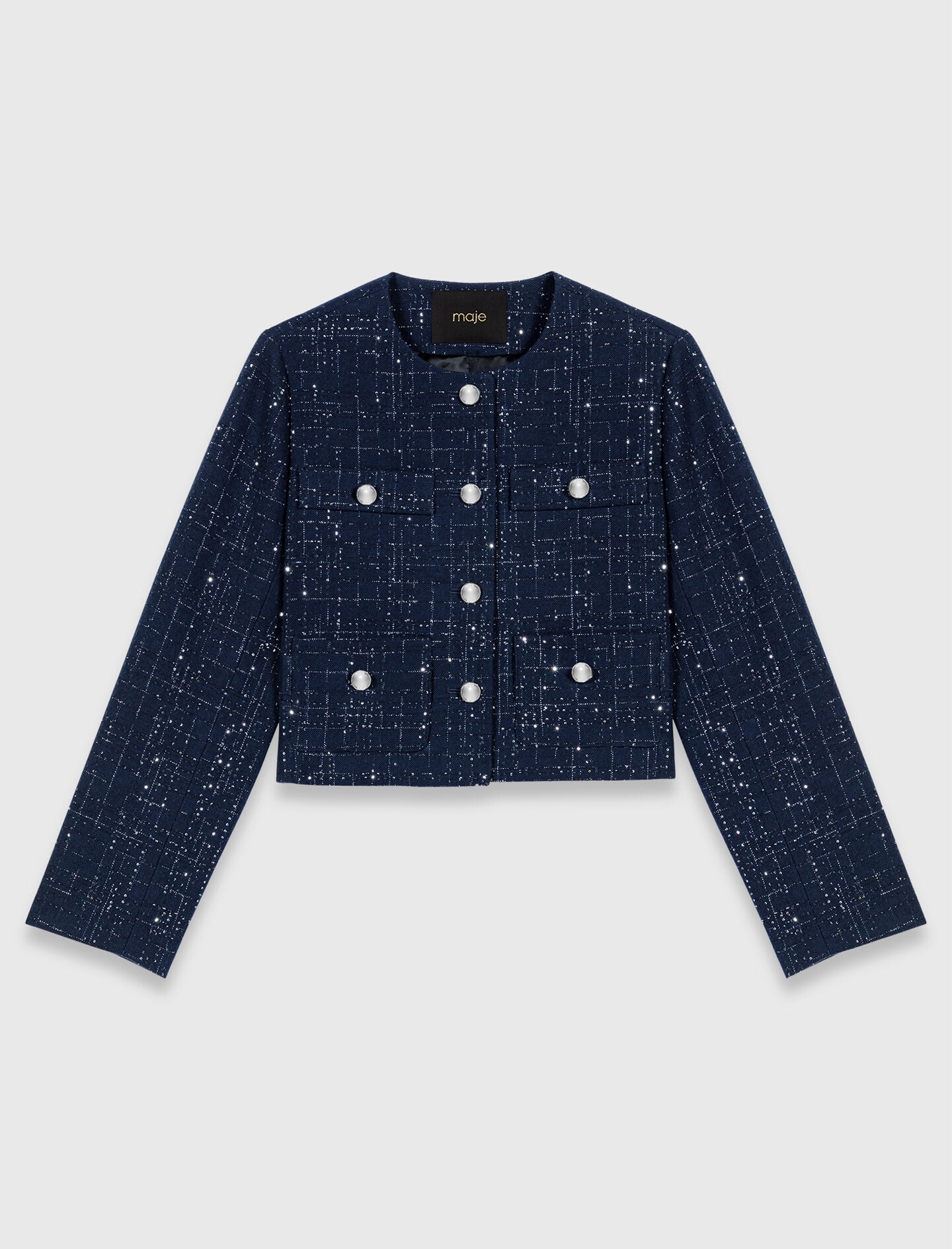 Maje On Sale / Embellished Cropped blazer