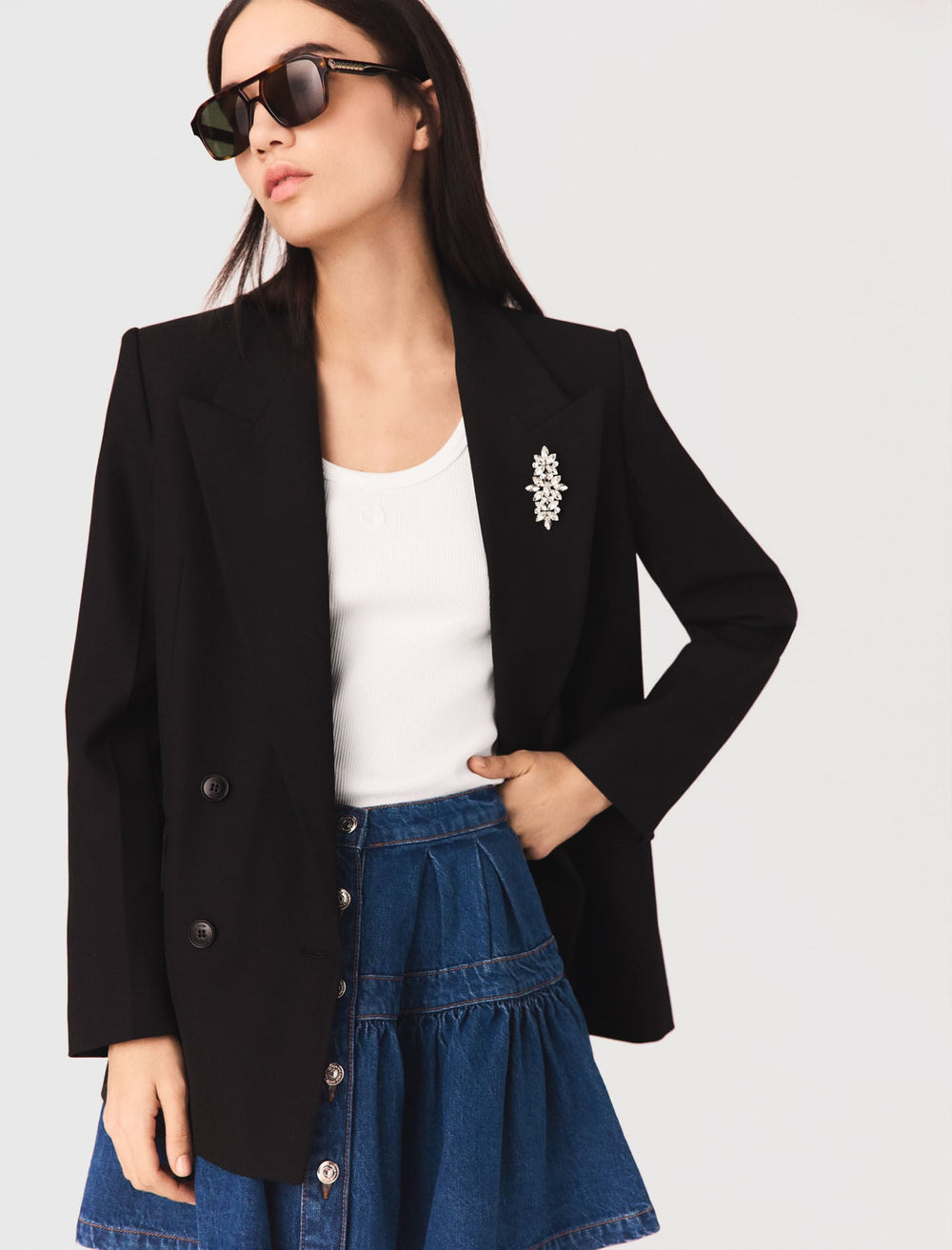 Maje Discount / Double-breasted jacket
