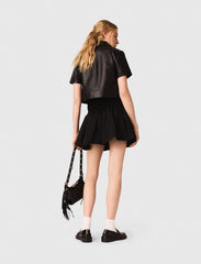 Maje Online / Cropped leather jacket